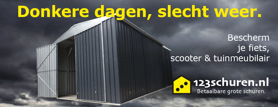 Donkere dagen slecht weer.